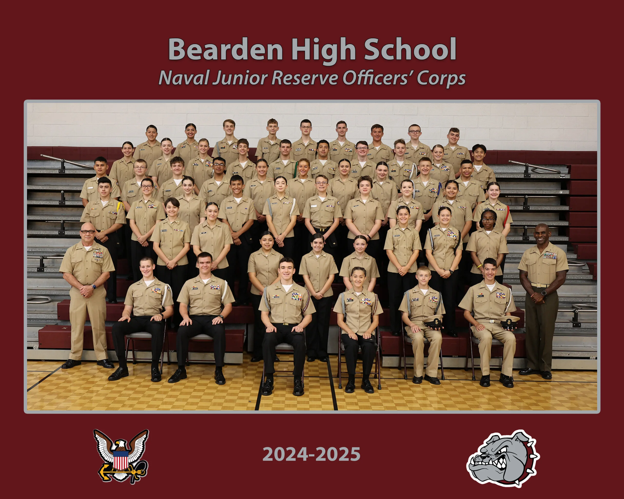 Bearden High School NJROTC Command Photo 2024-2025